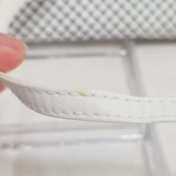 Vintage Glam Whiting & Davis Metal Mesh Evening Bag White - Picture 13 of 16